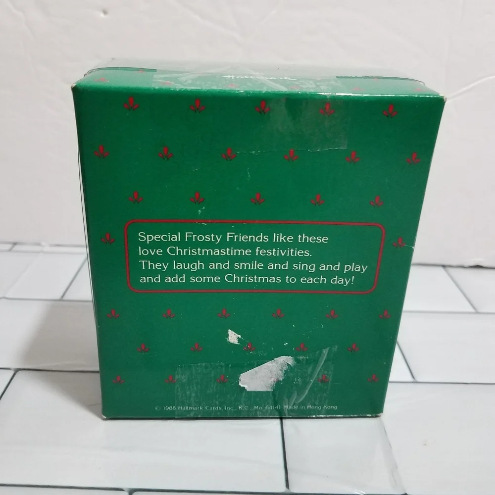Hallmark Frosty Friends 1986 Dated Ornament